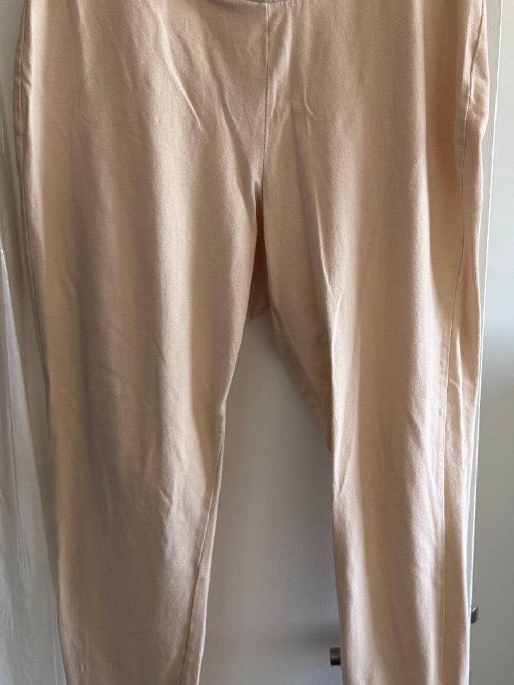 Torrid Leggings Size 2 (2X) Light Beige Cotton Blend Pull-On